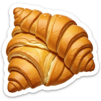 buttery croissant, quick energy sticker