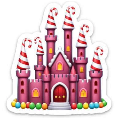 gloomy candy castle sticker