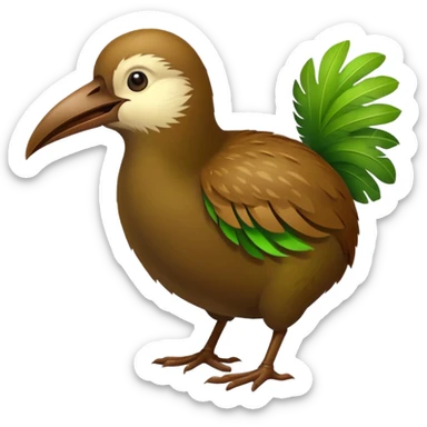 kiwi bird ai agent voice calling sticker