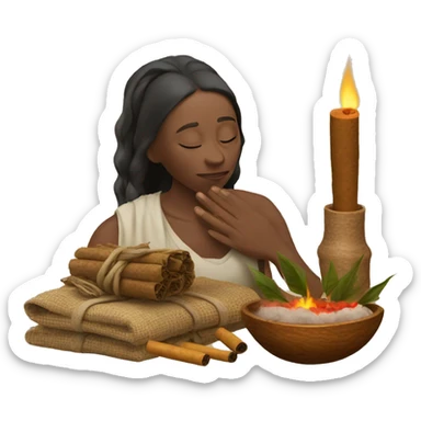 Prayers and tobacco offerings  sticker