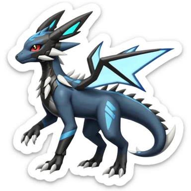 Salandit-Dialga-Zekrom-Umbreon-Silvally-fusion (full body) sticker