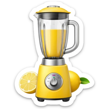 mac os fruit lemon blender sticker
