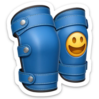 elbow guard blue sticker