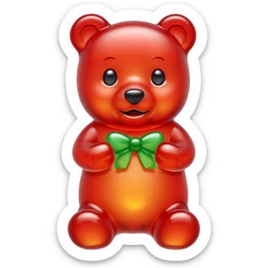 A gummy bear sticker