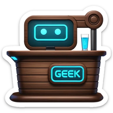 Geek bar sticker