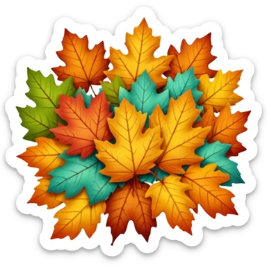 autumn sticker