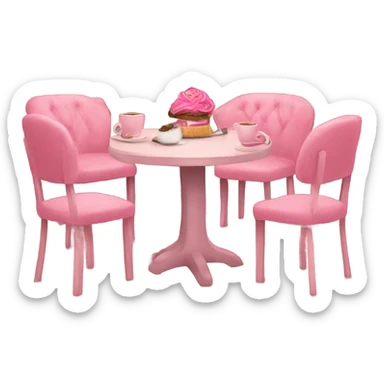 Café rosado sticker