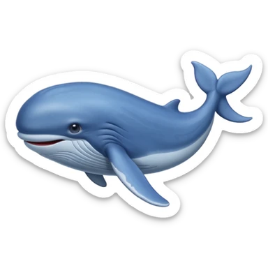 Baleine bleu sticker