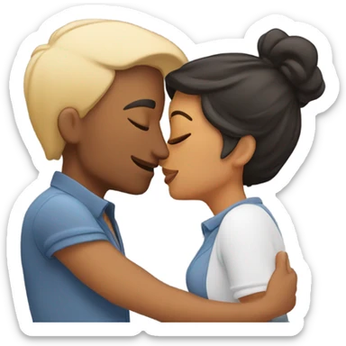 Big kiss to wife sticker