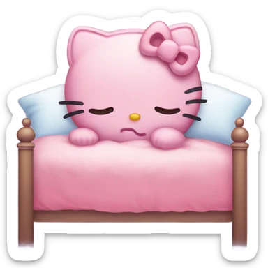 hello kitty dreaming ZZZ sticker