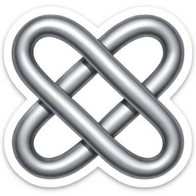single infinity symbol sticker