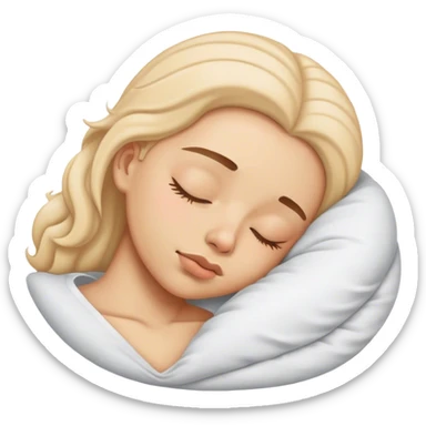 sleeping  sticker