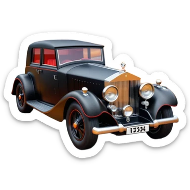    Hot wheels Darth Vader themed 1934 Rolls Royce scary Halloween monster rc car racing dark country road  sticker