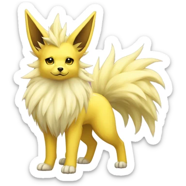 Jolteon-Ninetails full body sticker
