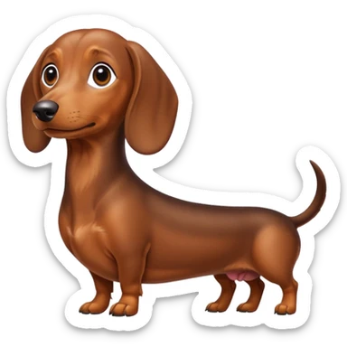 Perro salchicha sticker