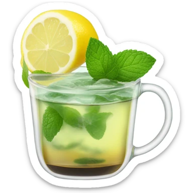 Mint tea sticker