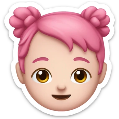 Pink and cute  sticker