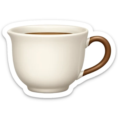 peronaje de una taza de ceramica sticker