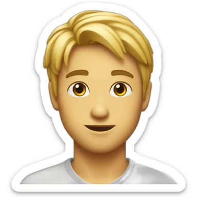 Emoji avec les yeux plisser  sticker