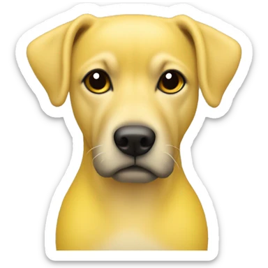  Car bright yellow and beige in color with bright colors on the belly and muzzles of the body. sticker