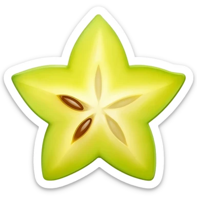 Star-fruit sticker