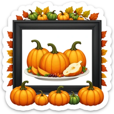 autumn brunch sticker