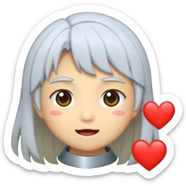 Danmachi love emoji sticker
