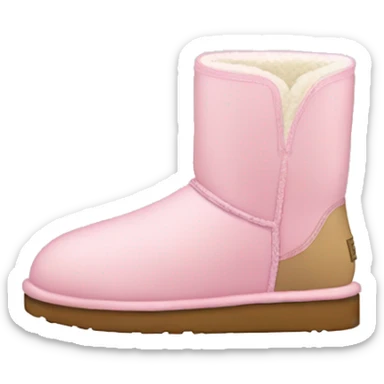 light pink uggs sticker