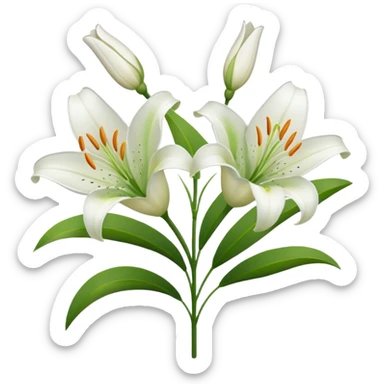 Lilies sticker