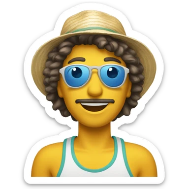 Vacance a la mer sticker