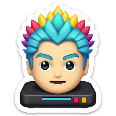 Cronus Zen gaming device in emoji style  sticker