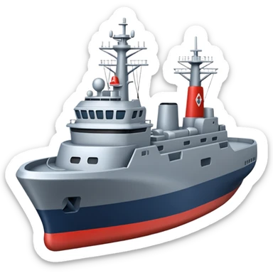 modern Navy ship sticker