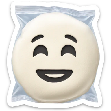 White flour in ziplock  sticker