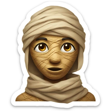 Mummy sticker
