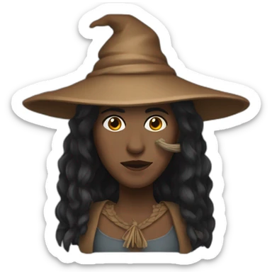 caldero de bruja sticker
