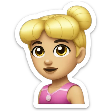 powerpuff buttercup sticker