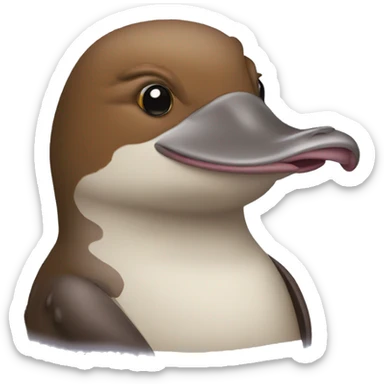Duck-billed platypus sticker