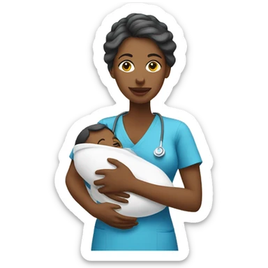 nursing mother sticker