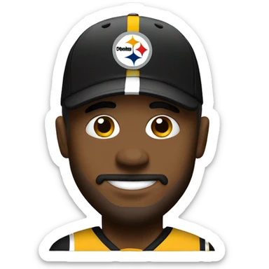 Steelers fan sticker