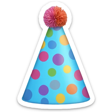 Birthday hat simple sticker