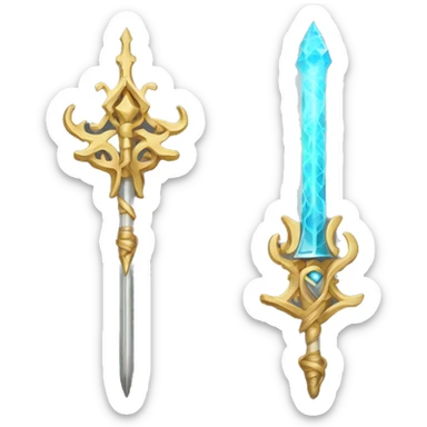 Technomancy Aether-Holy Wand (Supra-Technomancy Righteousness) x 6447898873e56087. sticker