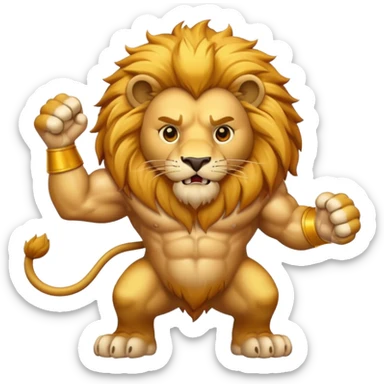 🦁💪 sticker