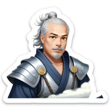 Moonlit Samurai sticker