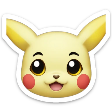 Picachu crying sticker