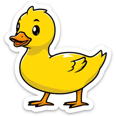 ugly duckling sticker
