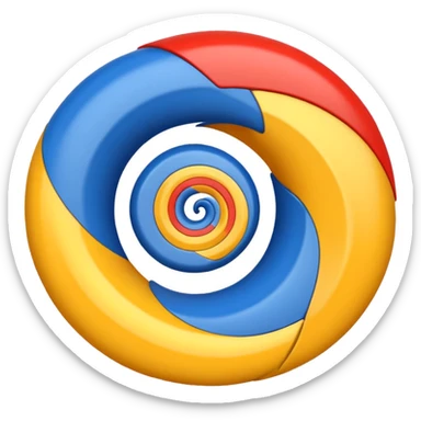 spiale simple sticker