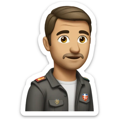 Serbian version sticker