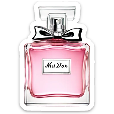 Miss dior perfume sticker