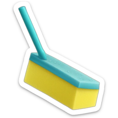 cleaning sponge sticker