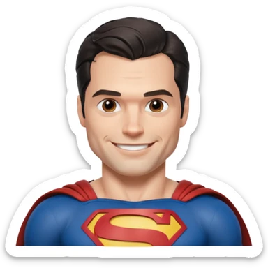 hencry cavill superman sticker